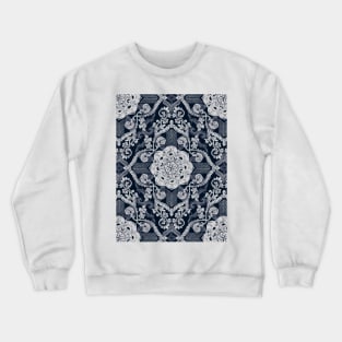 Centered Lace - Dark Crewneck Sweatshirt